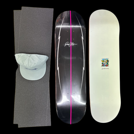 Sale Deal - 8.25" 2x Poolroom decks, 2x Sheets Free Grip & Parliament Cap