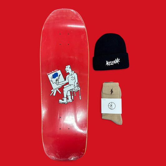 Sale Deal - Dane1 Polar Skate Co deck, Welcome Beanie & Polar Socks