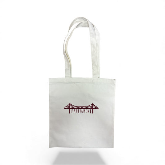 Parliament - Parli-Maroons Tote Bag White