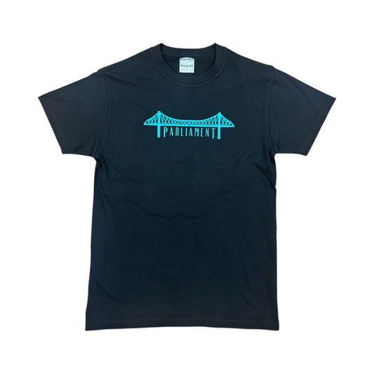 Parliament - Bridge T-shirt - Black/Teal