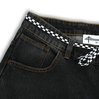 Parliament - 196 Denim Jorts Washed Black