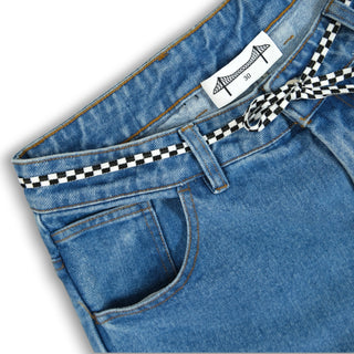 Parliament - 196 Denim Jorts Washed True Blue