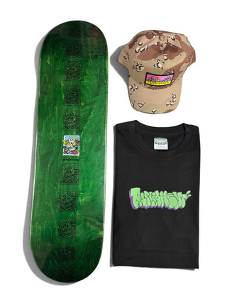 Parliament - 1x Poolroom 8.25" deck, 1x Parliament Tee & 1x Parliament Hat