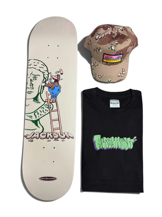Parliament - 1x Poolroom 8.25" deck, 1x Parliament Tee & 1x Parliament Hat