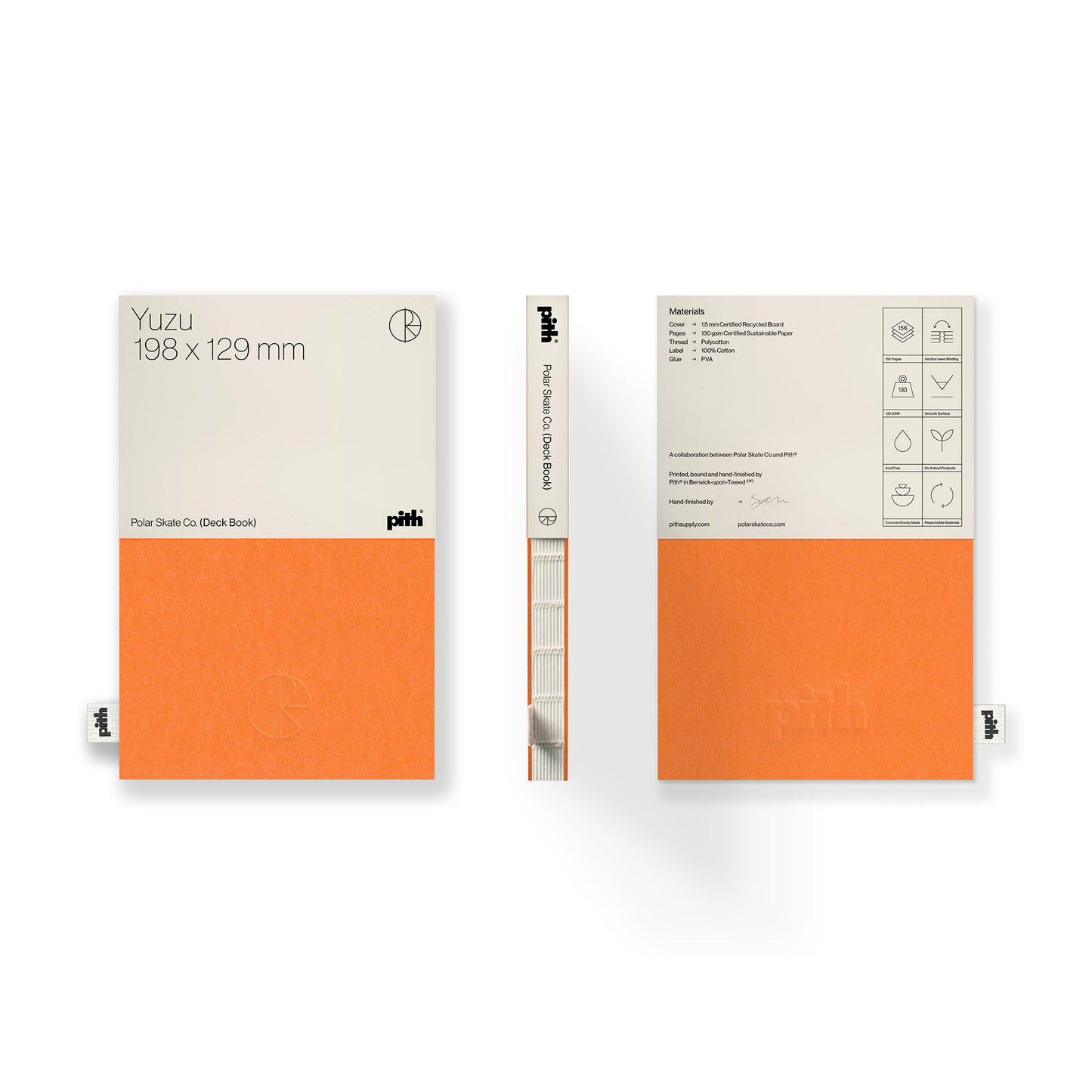 Polar Skate Co. - Yuzo | Deck Book - Orange
