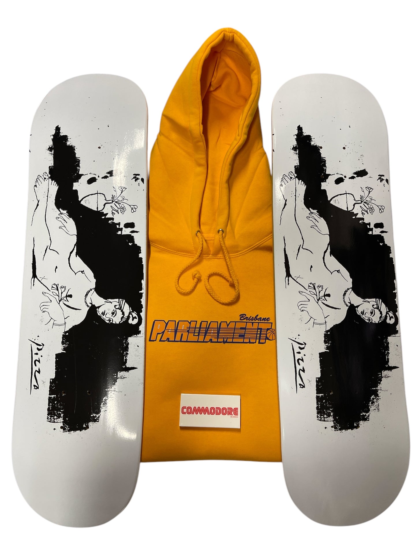 Sale Deal - Pizza Skateboards Painting 8.25"