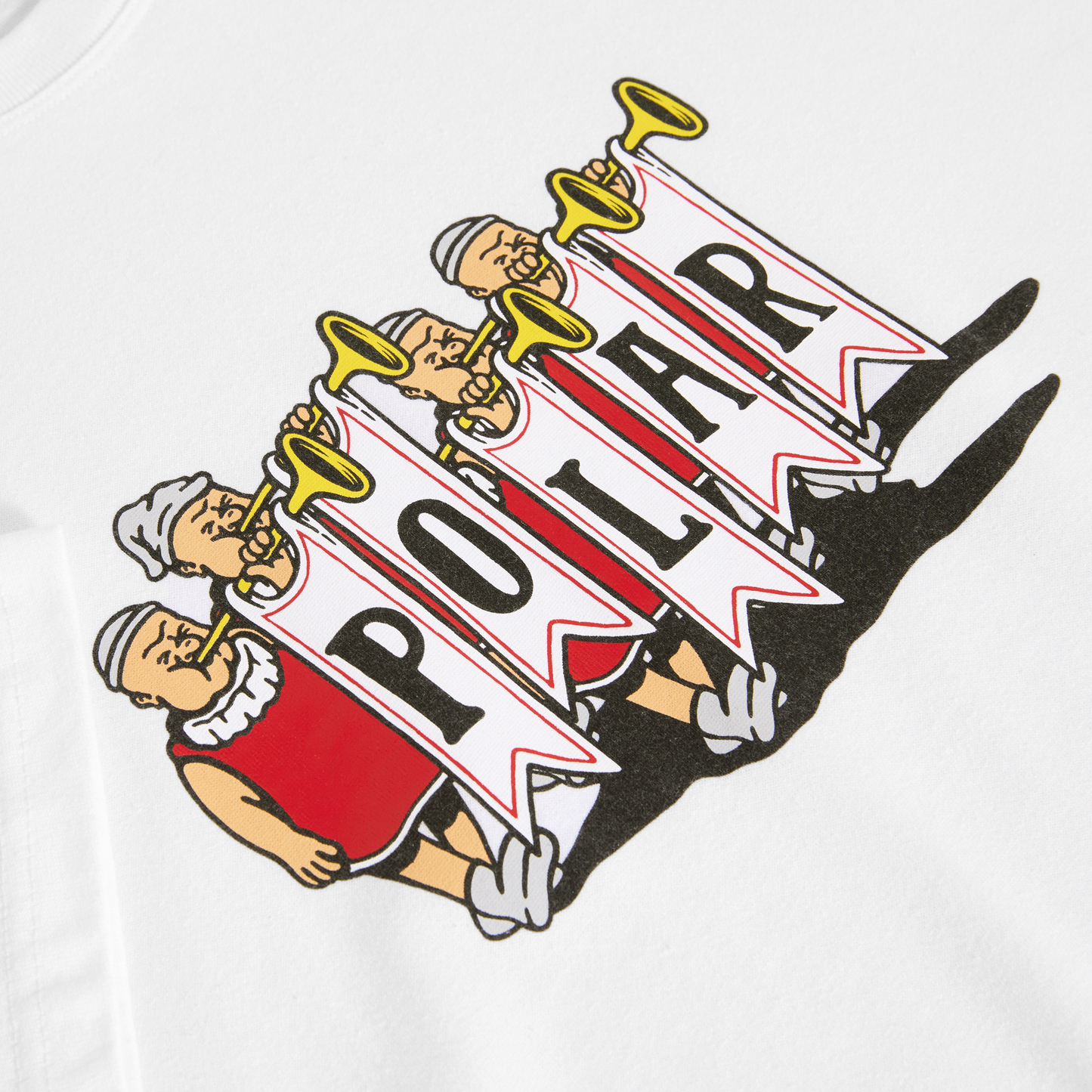 Polar Skate Co. - Tee | Trumpets - White