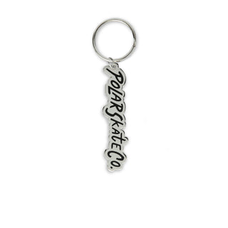 Polar Skate Co. - Key Chain | Surf Logo - Black / Silver
