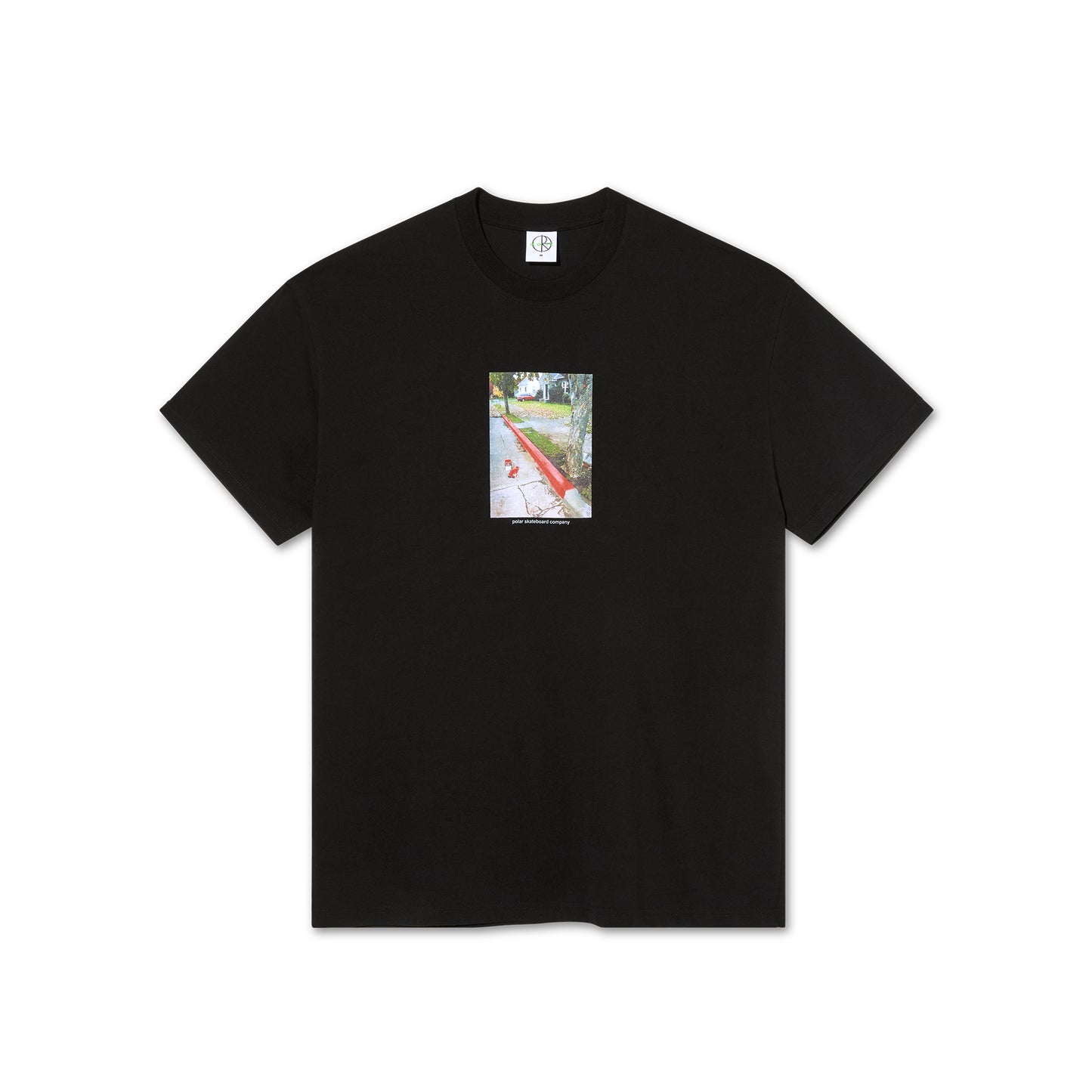 Polar Skate Co. - Tee | Red Curb - Black