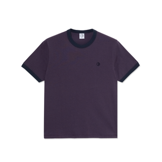Polar Skate Co. Ringer Tee - Dark Violet/Navy