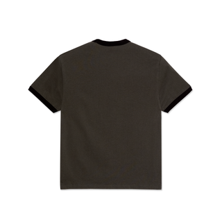 Polar Skate Co. Ringer Tee - Dirty Black/Black