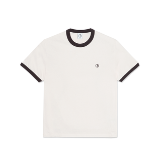 Polar Skate Co. Ringer Tee - Ivory/Chocolate