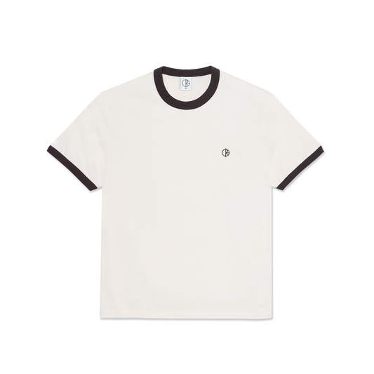 Polar Skate Co. Ringer Tee - Ivory/Chocolate