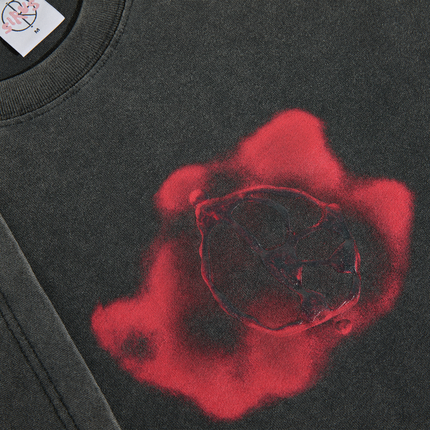 Polar Skate Co. Tee | Metal Logo - Silver Black