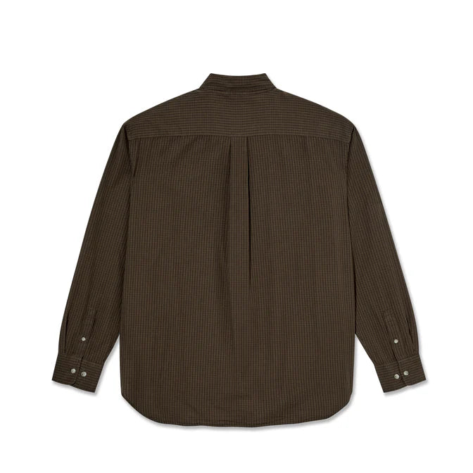 Polar Skate Co. - BEN LS SHIRT | POPLIN - BROWN