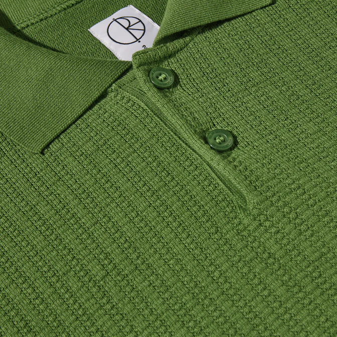 Polar Skate Co. - MILES POLO SHIRT - GARDEN GREEN