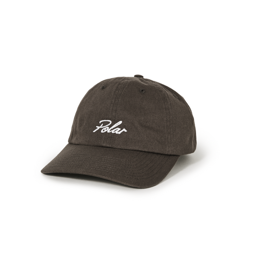 Polar Skate Co. - Sai Cap | Varsity Logo - Brown