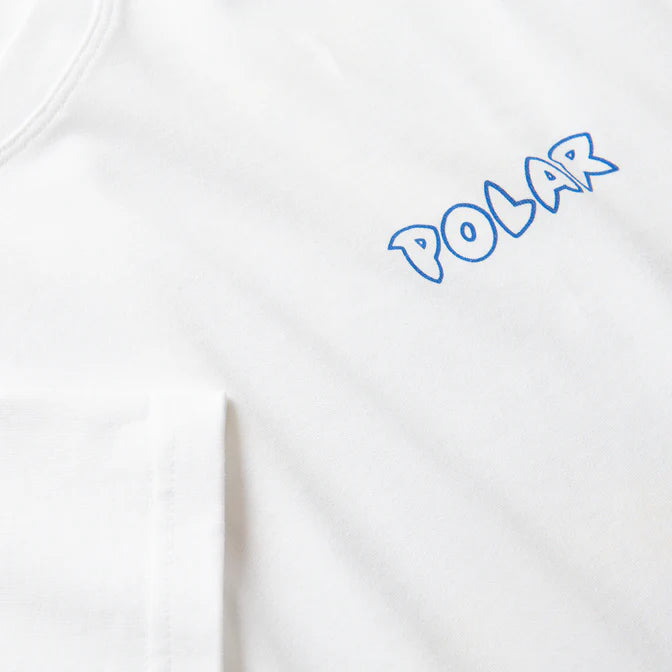 Polar Skate Co. - TEE | CRASH - WHITE