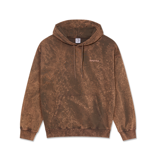 Polar Skate Co. - Acid Frank Hoodie | Surf Logo - Brown