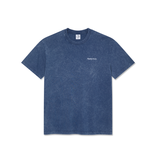 Polar Skate Co. - Acid Tee | Surf Logo - Dark Blue