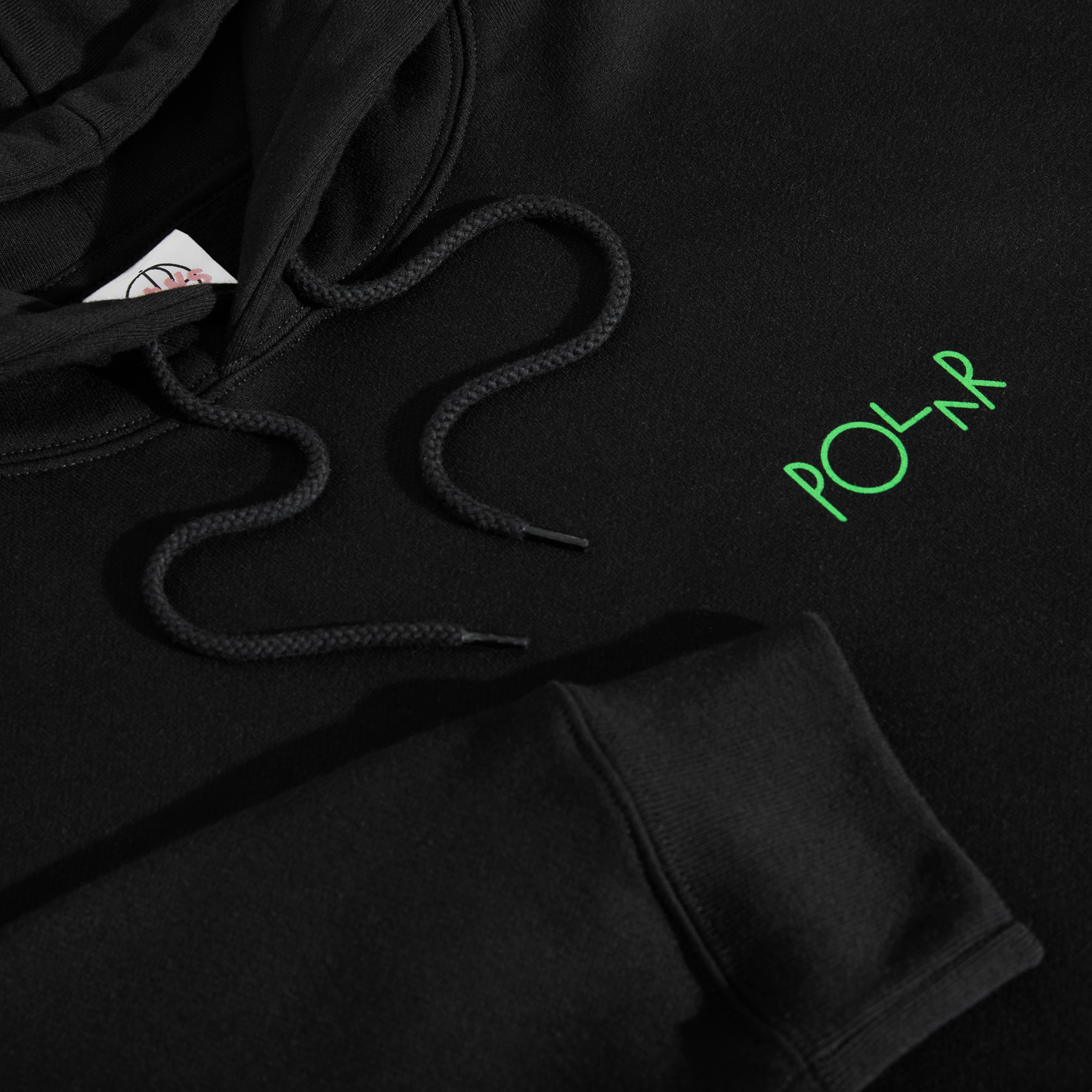 Polar Skate Co. - Dave Hoodie | Fill Logo | Ourselves Collage - Black