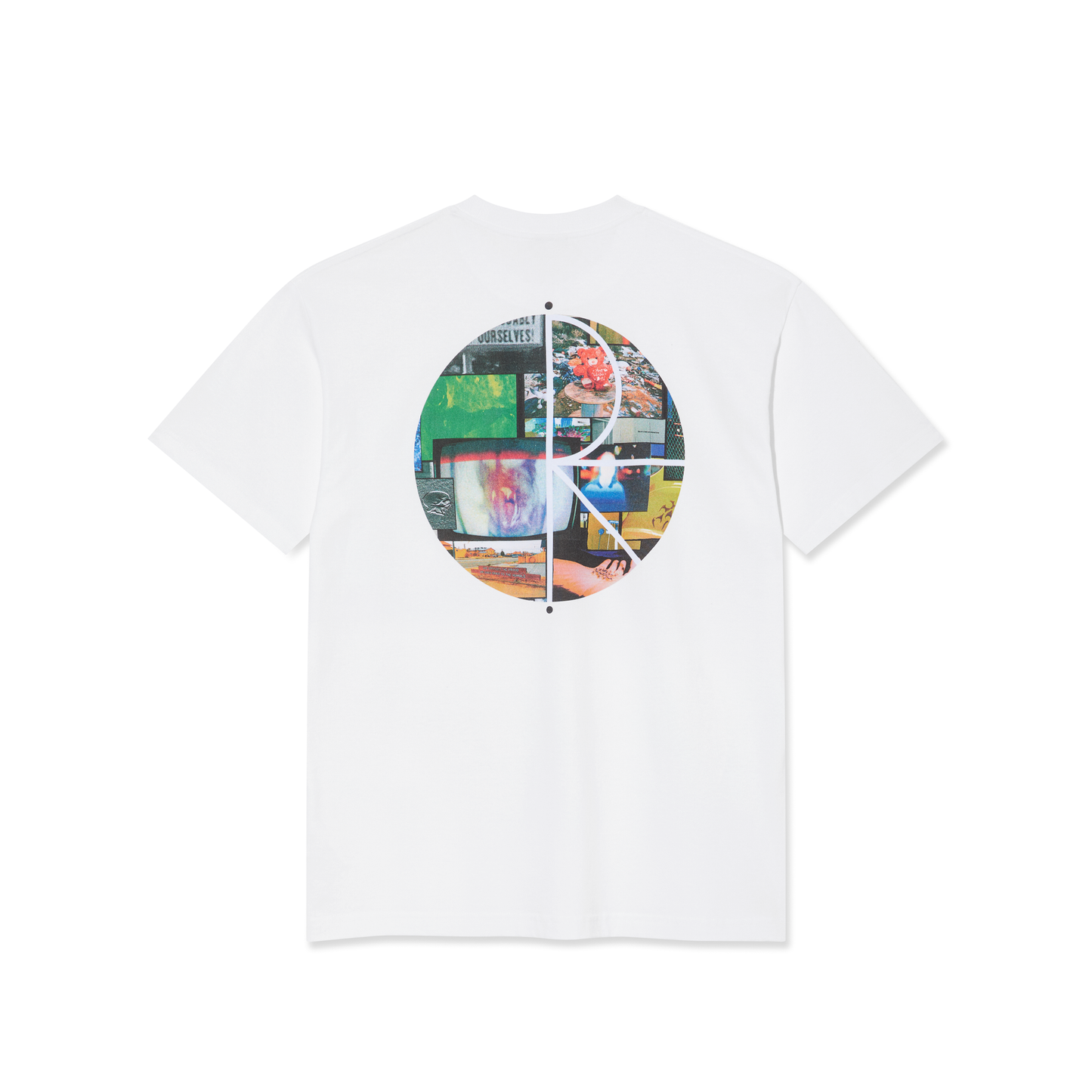 Polar Skate Co. - Tee | Fill Logo Ourselves Collage White