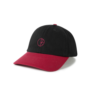 Polar Skate Co. - Sai Cap | Stroke Logo - Black / Redcurrant