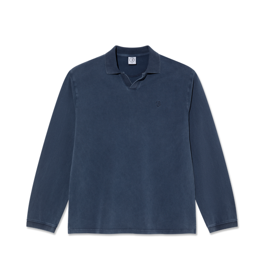 Polar Skate Co. - Serge Polo LS Shirt - Blue