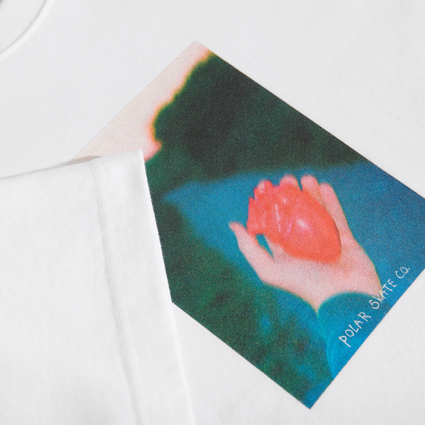 Polar Skate Co. - Tee | Heart In Hand - White