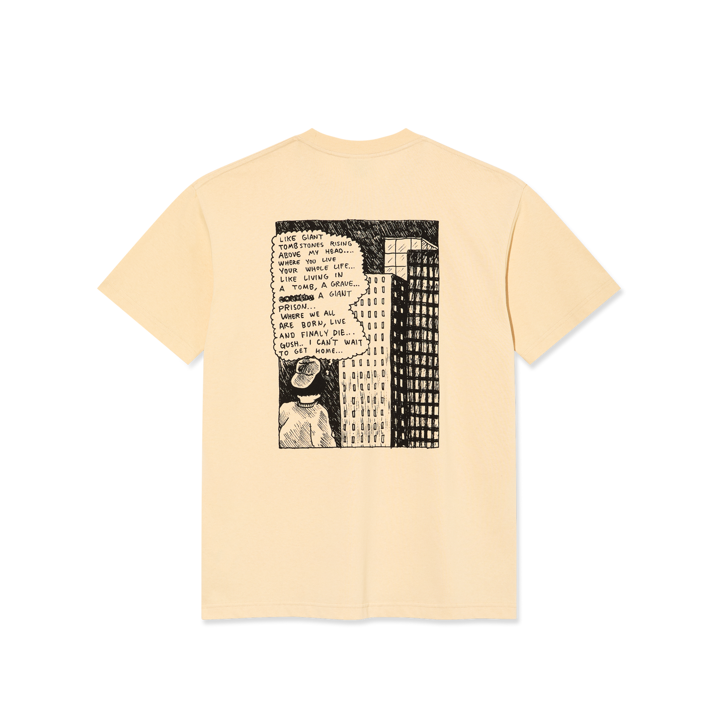 Polar Skate Co. - Tee | Home Sweet Home  - Oatmeal