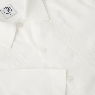 Polar Skate Co. - Double P | Bowling Shirt - Cloud White