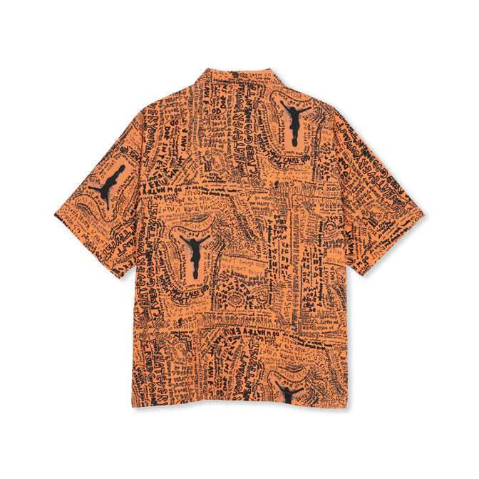 Polar Skate Co. - Exist | Bowling Shirt - Orange