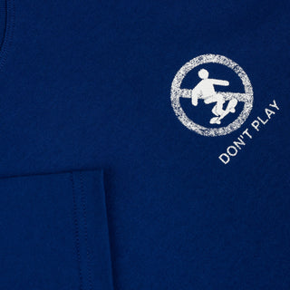 Polar Skate Co. - Tee | Don't Play - Deep Royal Blue