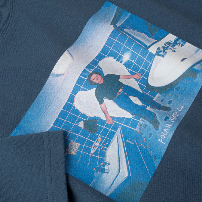 Polar Skate Co. - Angel Man Tee - Grey Blue
