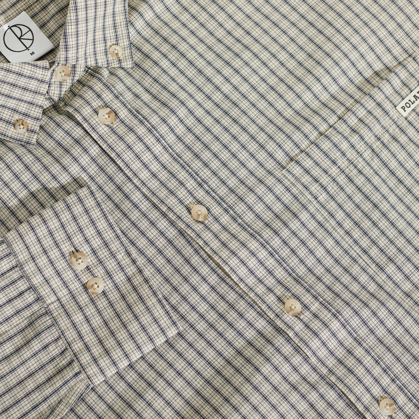 Polar Skate Co. - Ben LS Shirt - Ivory Check
