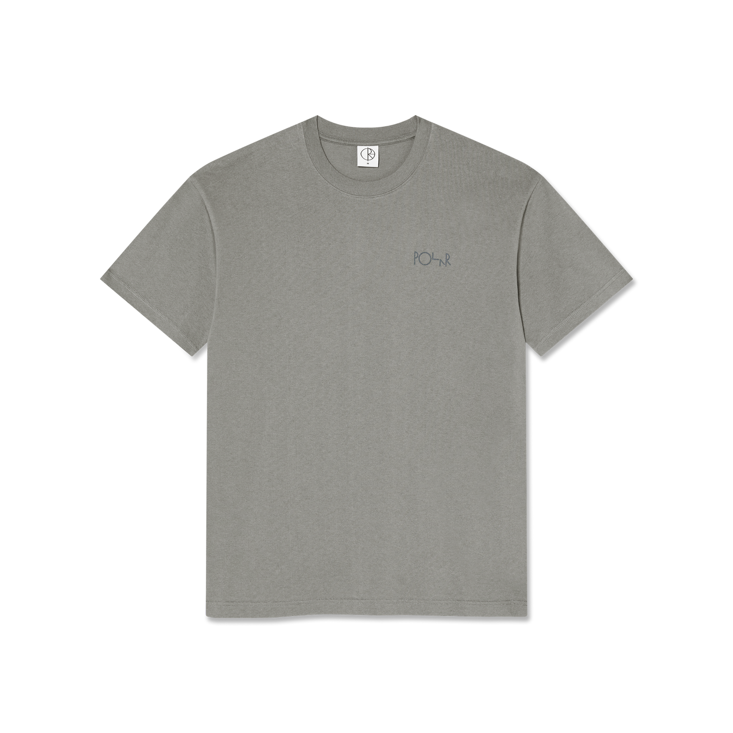 Polar Skate Co. - Contrast Tee | Stroke Logo - Grey