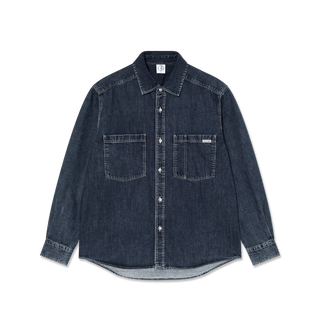 Polar Skate Co. - Mike LS Shirt | Denim - Washed Blue