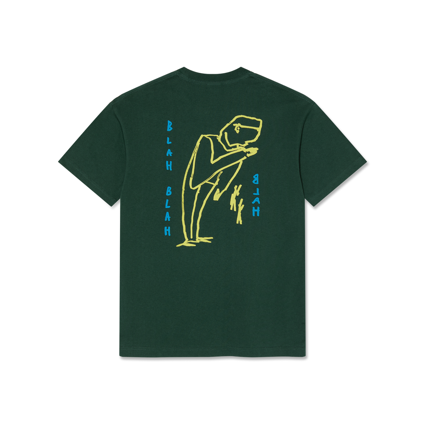 Polar Skate Co. - Tee | Blah Blah Blah - Dark Green
