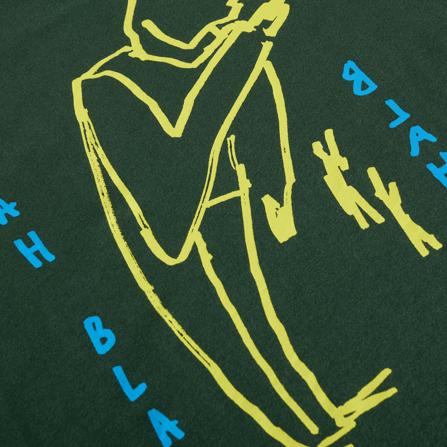 Polar Skate Co. - Tee | Blah Blah Blah - Dark Green