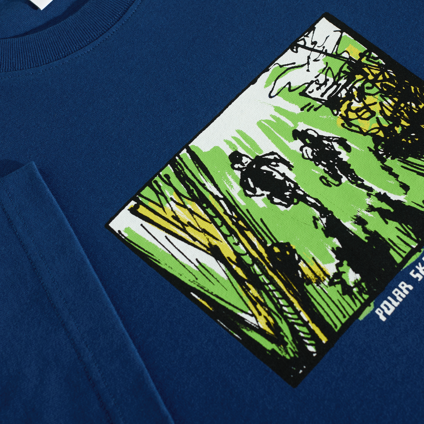 Polar Skate Co. - Tee | Running - Deep Royal Blue