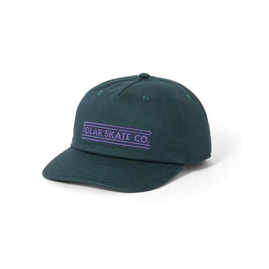 Polar Skate Co. - Jake Cap - Twill - Stretch Logo - Dark Teal