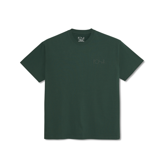 Polar Skate Co - Stroke Logo Tee - Dark Teal