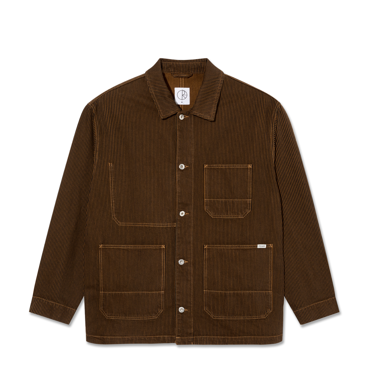Polar Skate Co. - Ezra Jacket - Hickory Stripe (Rust)