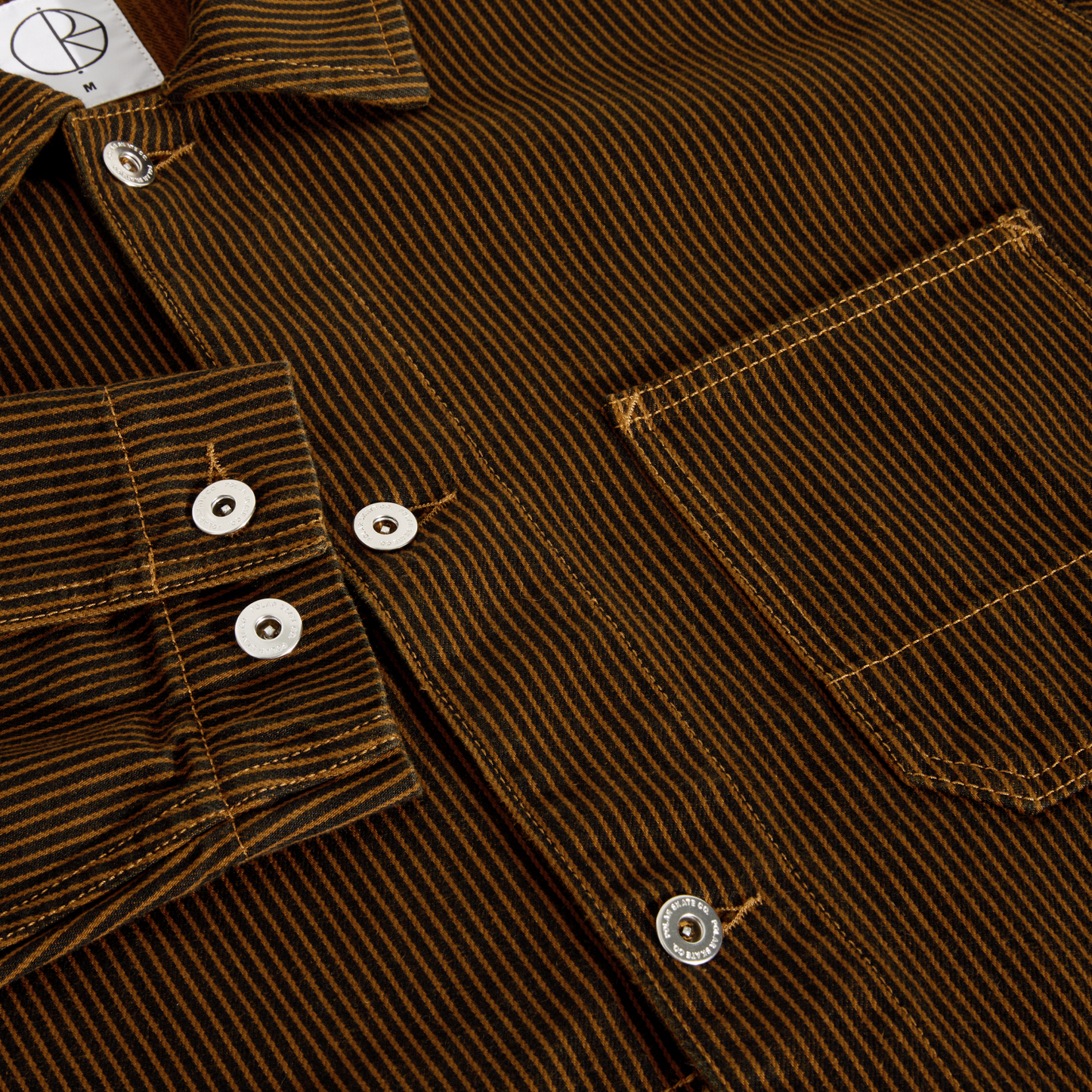 Polar Skate Co. - Ezra Jacket - Hickory Stripe (Rust)