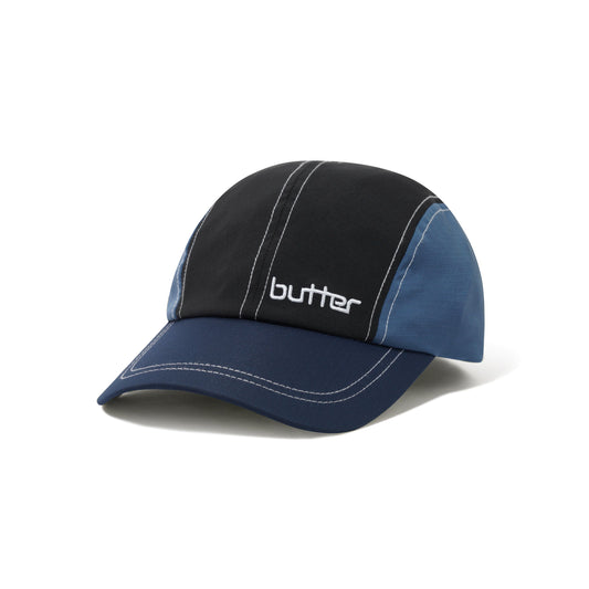 Butter Goods - Primary 4 Panel Cap - Black / Slate
