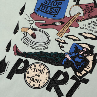 Pass~Port - Shop Rules T-Shirt Harbour Grey