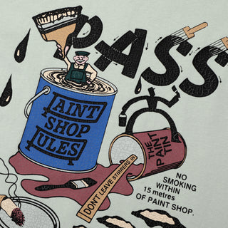 Pass~Port - Shop Rules T-Shirt Harbour Grey