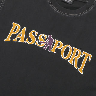 Pass~Port - Official Contrast T-Shirt Washed Black