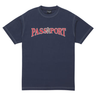 Pass~Port - Official Contrast T-Shirt Washed Navy