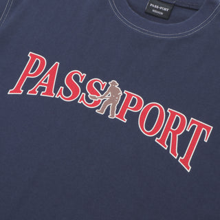 Pass~Port - Official Contrast T-Shirt Washed Navy